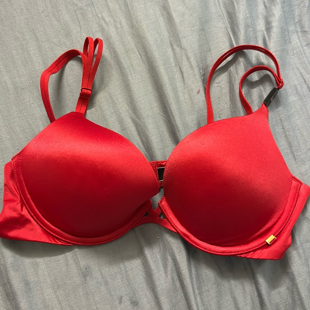 Victoria's Secret Red Padded Push-Up Bra